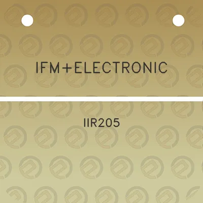 ifmelectronic-iir205