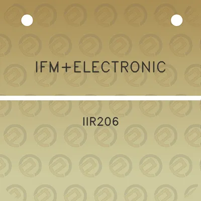 ifmelectronic-iir206