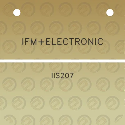 ifmelectronic-iis207