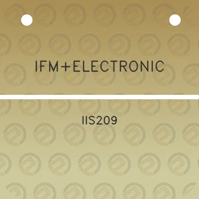 ifmelectronic-iis209