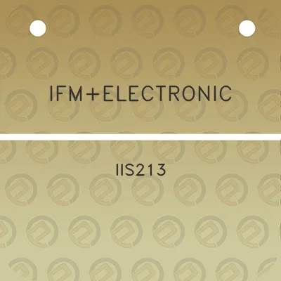 ifmelectronic-iis213