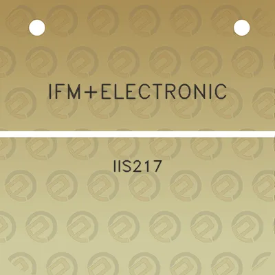 ifmelectronic-iis217