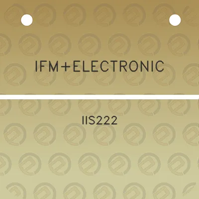 ifmelectronic-iis222