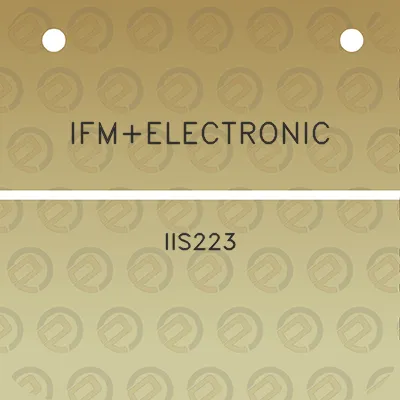 ifmelectronic-iis223