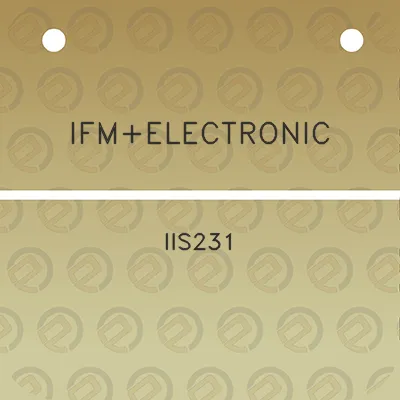 ifmelectronic-iis231