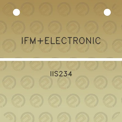 ifmelectronic-iis234