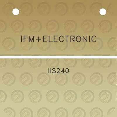 ifmelectronic-iis240