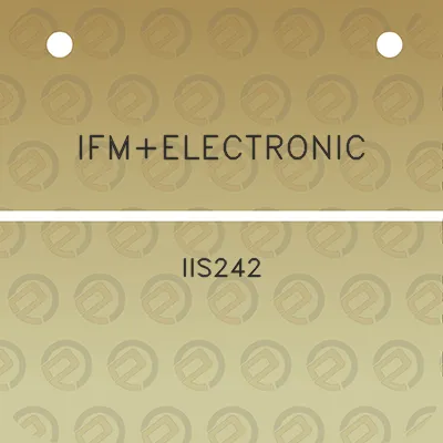 ifmelectronic-iis242