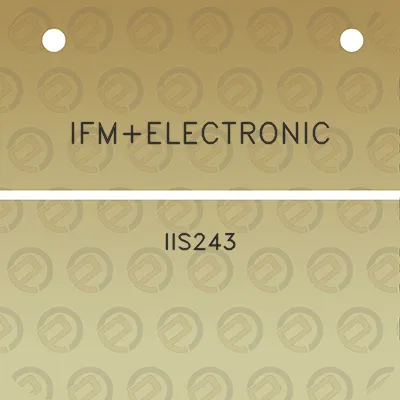 ifmelectronic-iis243