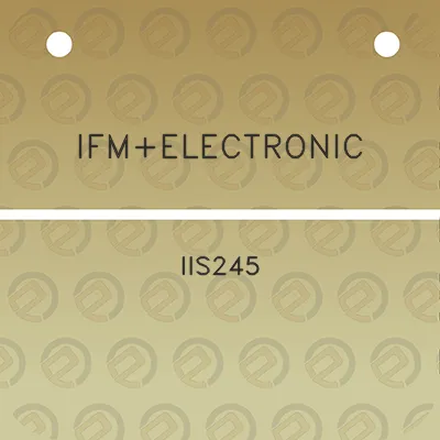 ifmelectronic-iis245