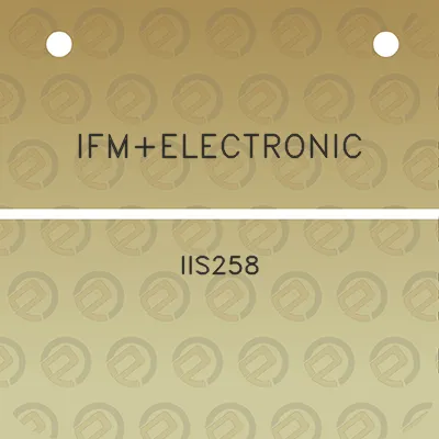 ifmelectronic-iis258