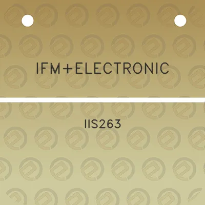 ifmelectronic-iis263