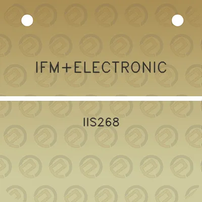 ifmelectronic-iis268