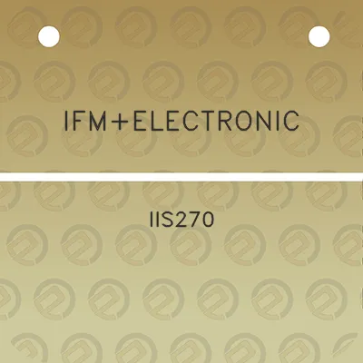 ifmelectronic-iis270