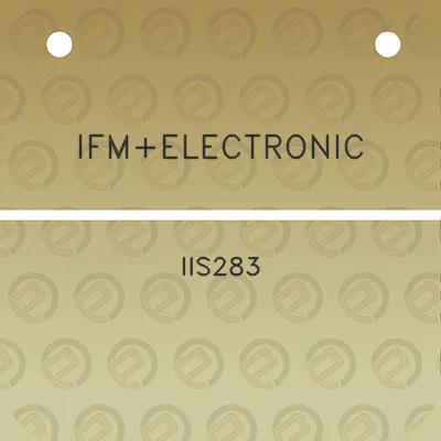 ifmelectronic-iis283