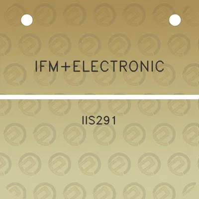 ifmelectronic-iis291