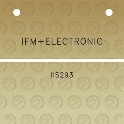 ifmelectronic-iis293