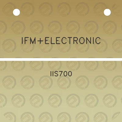 ifmelectronic-iis700