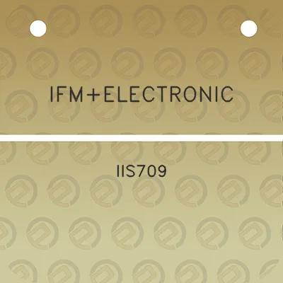 ifmelectronic-iis709