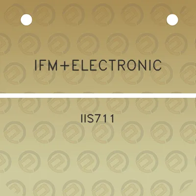 ifmelectronic-iis711