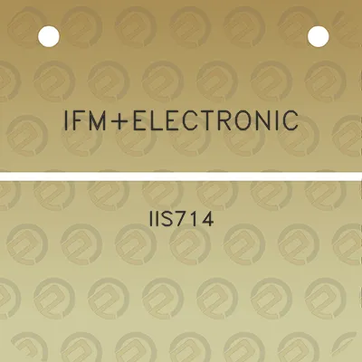 ifmelectronic-iis714