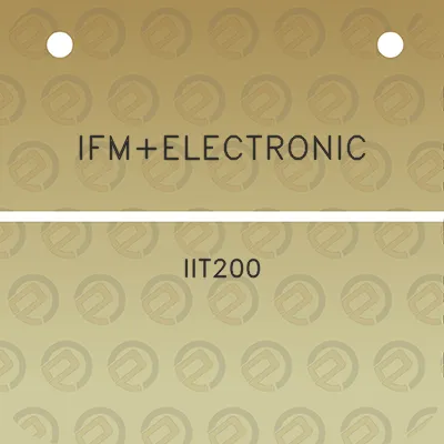 ifmelectronic-iit200