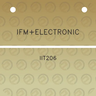 ifmelectronic-iit206