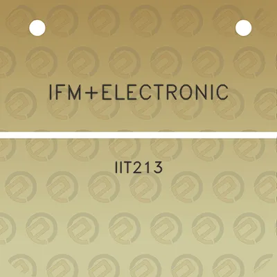 ifmelectronic-iit213