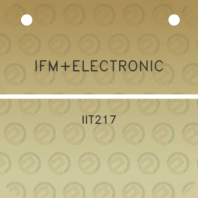 ifmelectronic-iit217