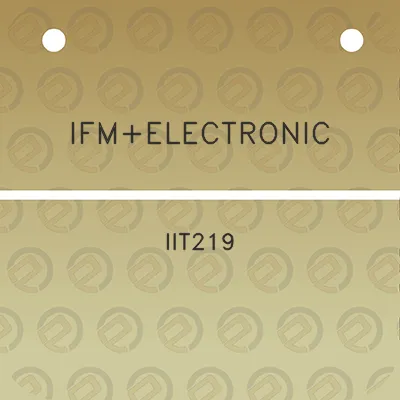 ifmelectronic-iit219