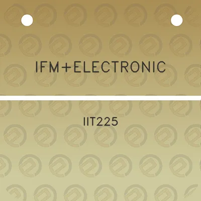 ifmelectronic-iit225