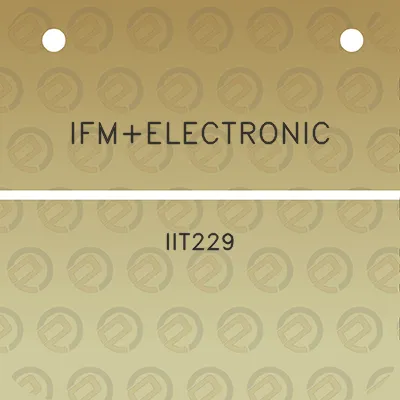 ifmelectronic-iit229