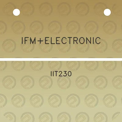 ifmelectronic-iit230