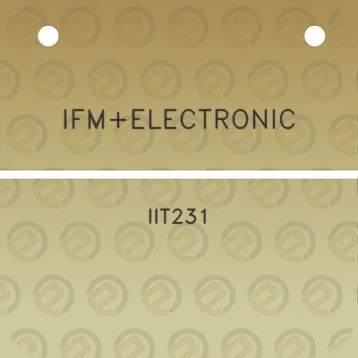 ifmelectronic-iit231