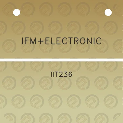 ifmelectronic-iit236