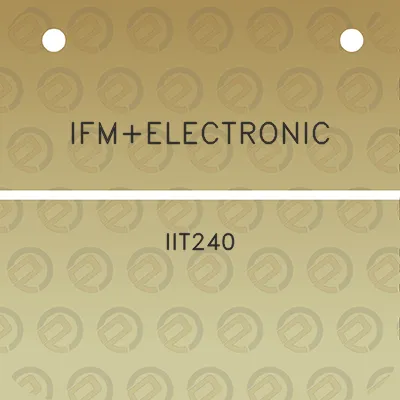 ifmelectronic-iit240