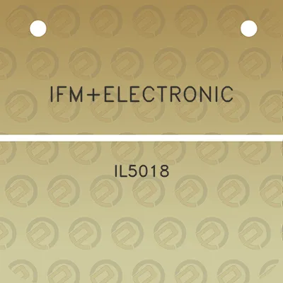 ifmelectronic-il5018