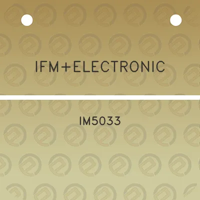 ifmelectronic-im5033