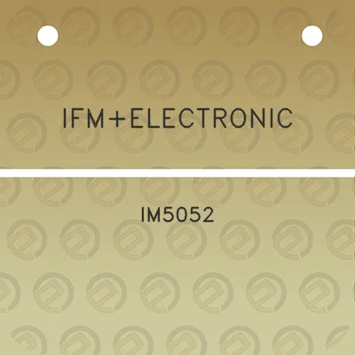 ifmelectronic-im5052