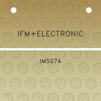 ifmelectronic-im507a