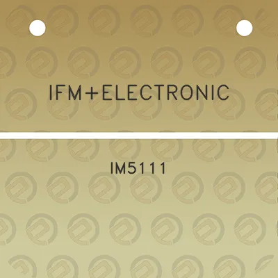 ifmelectronic-im5111