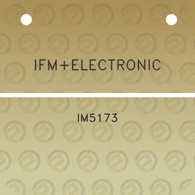 ifmelectronic-im5173