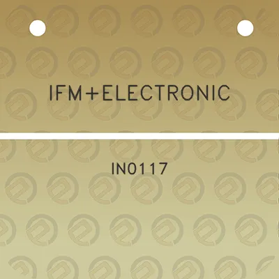 ifmelectronic-in0117