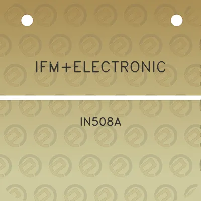 ifmelectronic-in508a