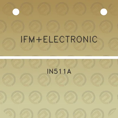 ifmelectronic-in511a