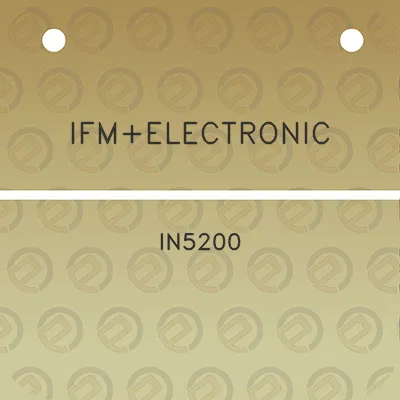 ifmelectronic-in5200