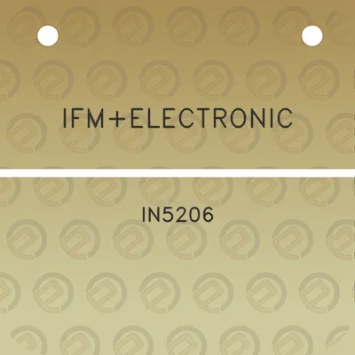 ifmelectronic-in5206