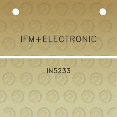 ifmelectronic-in5233