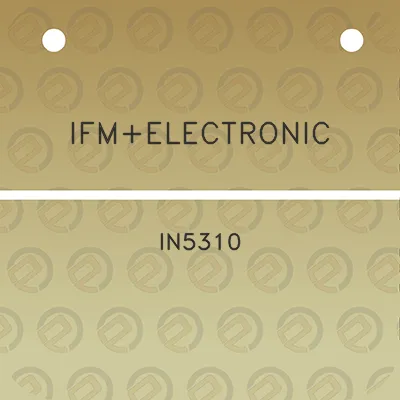 ifmelectronic-in5310