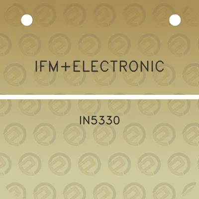 ifmelectronic-in5330